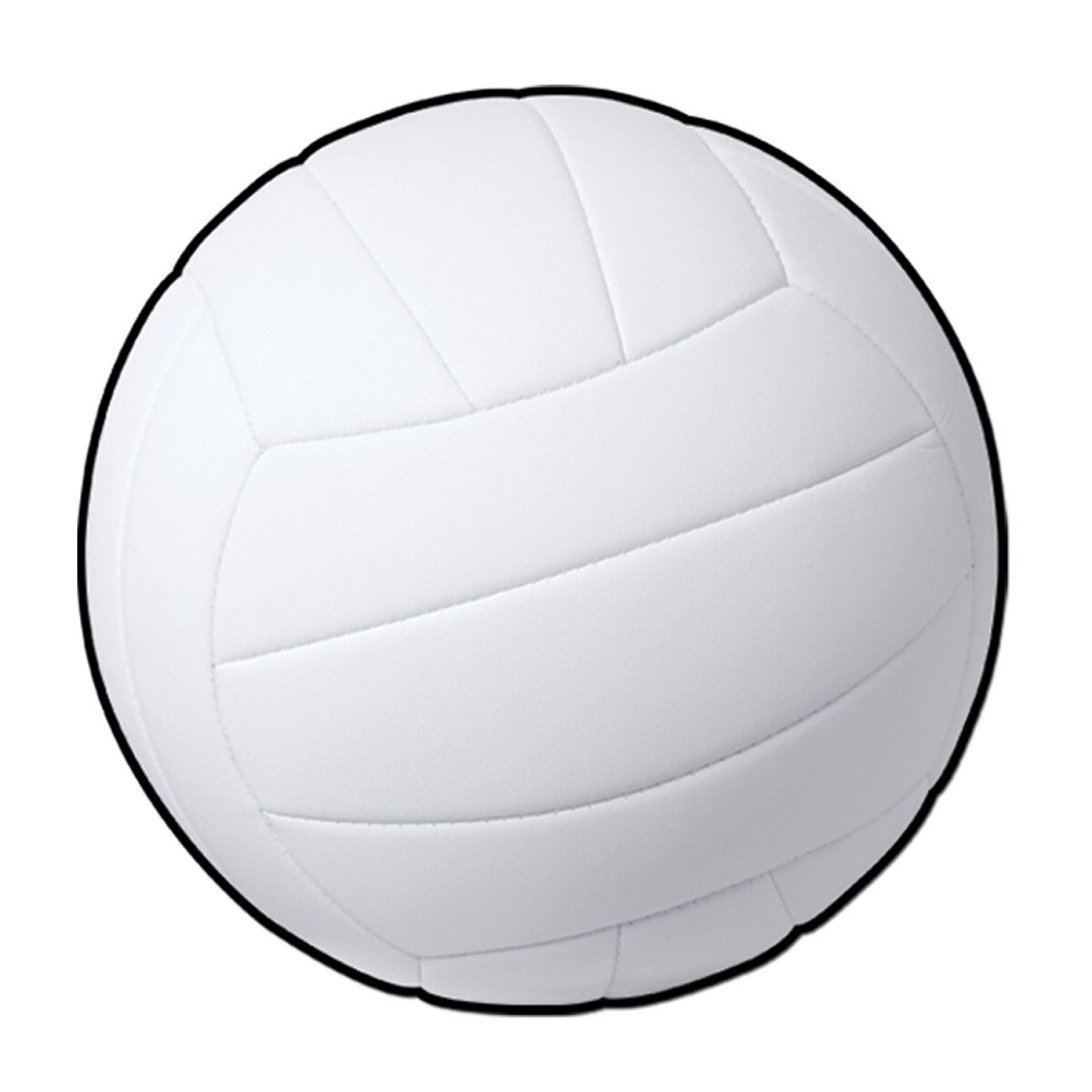 Party Central Club Pack of 24 White Volleyball Party Decor Cutouts 13.5&#x22;