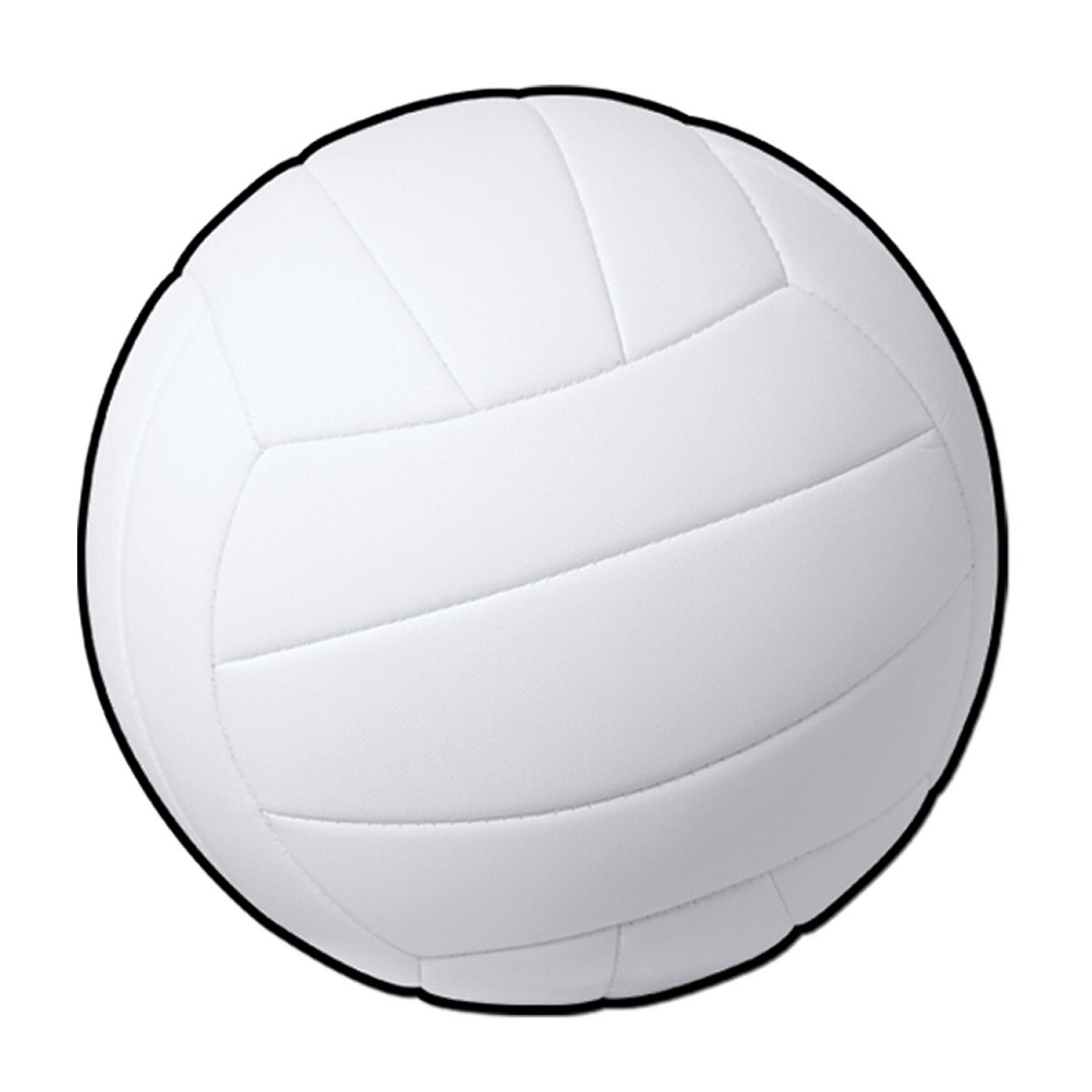 Party Central Club Pack of 24 White Volleyball Party Decor Cutouts 13.5"
