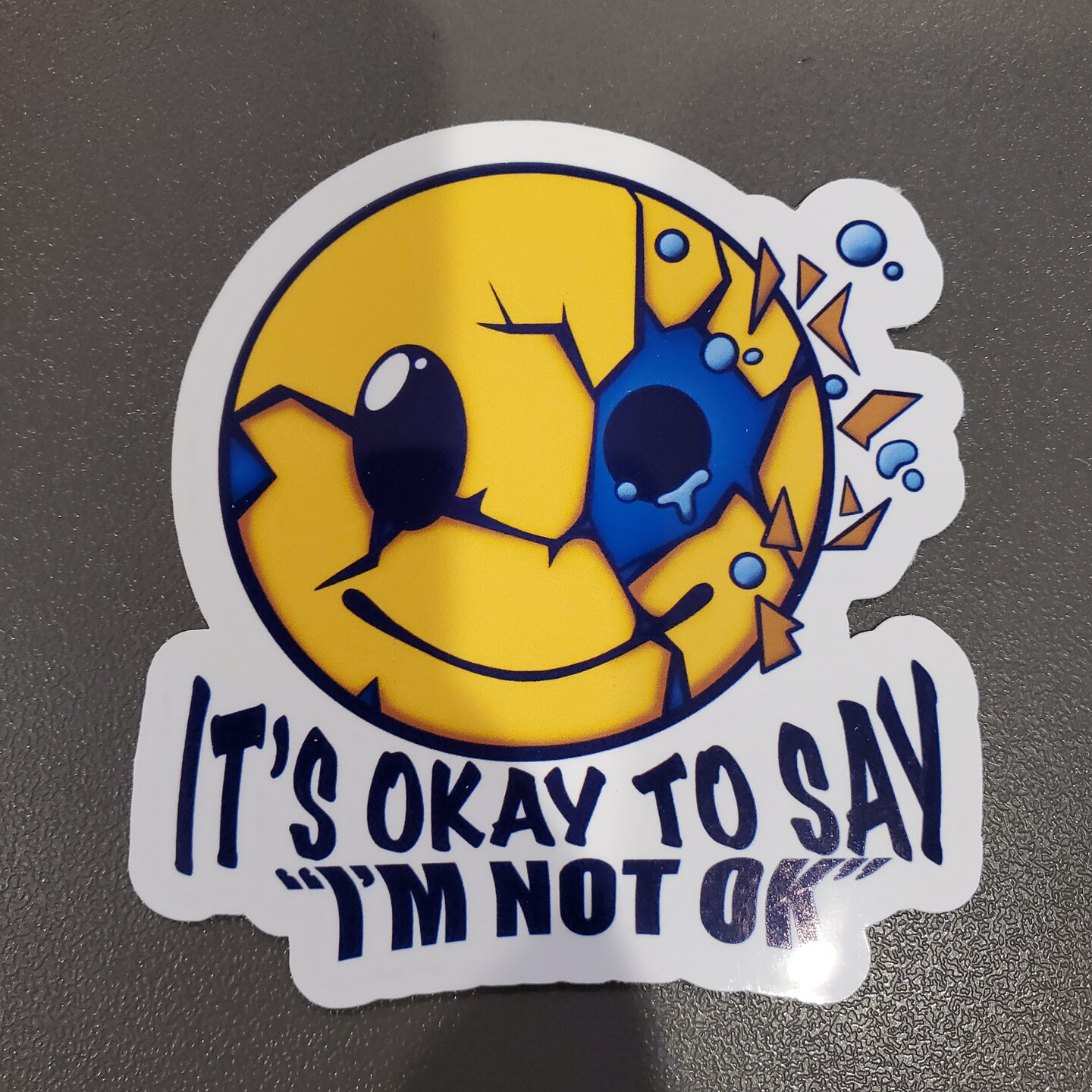 Sticker - &#x22;It&#x27;s OK to Say I&#x27;m Not Okay&#x22;