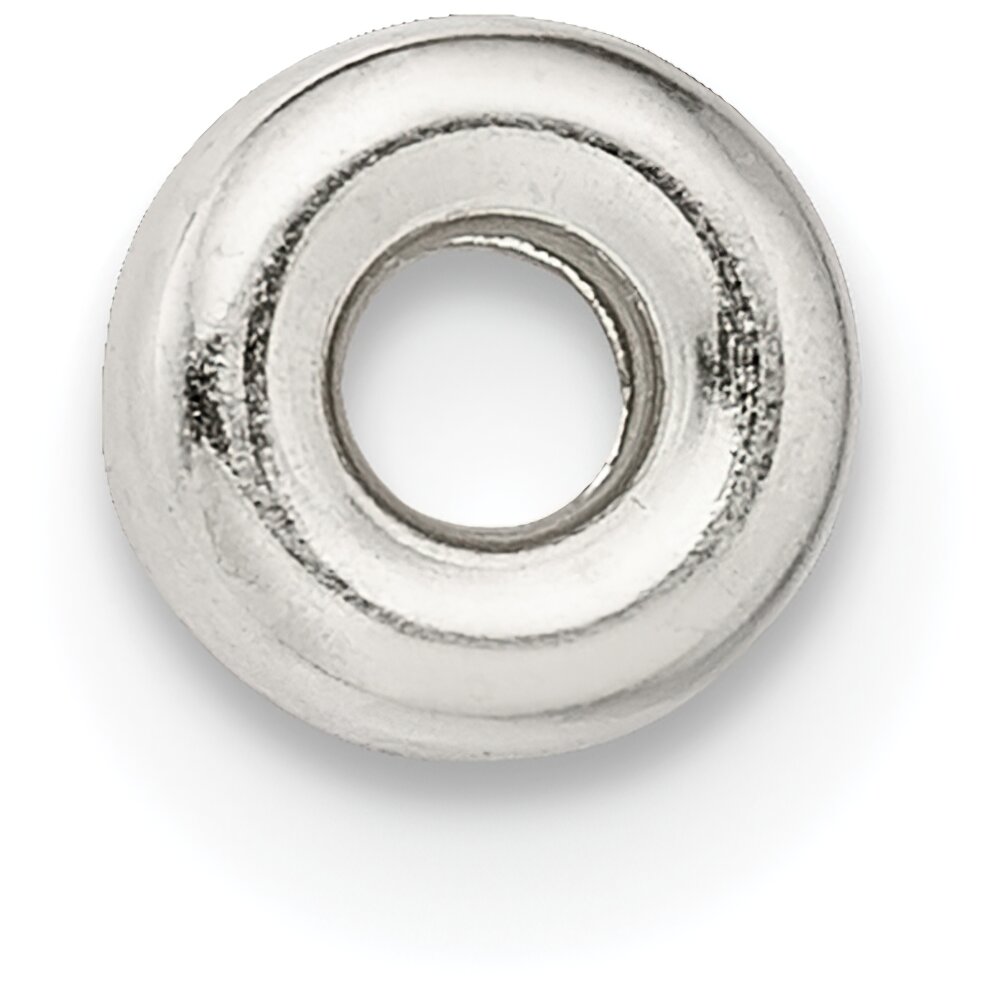 Sterling Silver Spacer Beads 5.1 x 2.8mm - Pack of 12