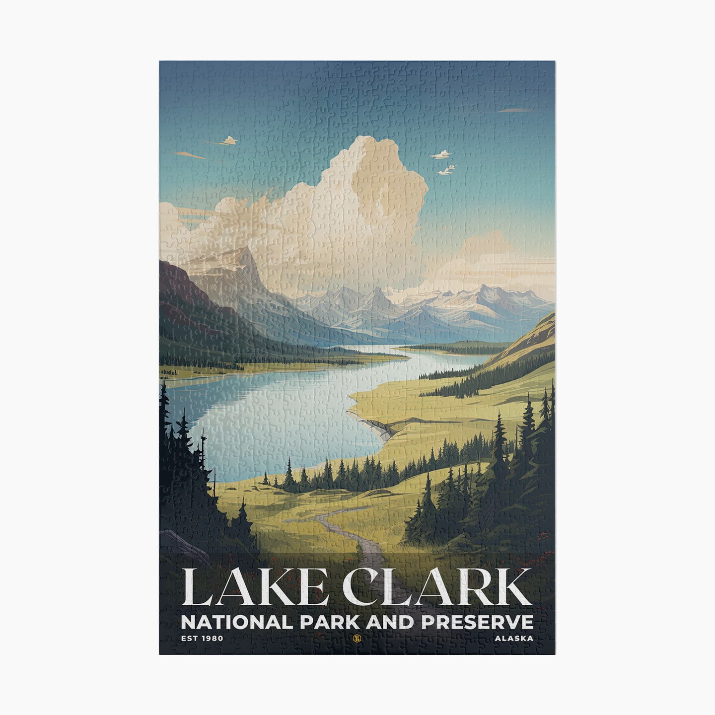 Lake Clark National Park and Preserve Jigsaw Puzzle, Family Game