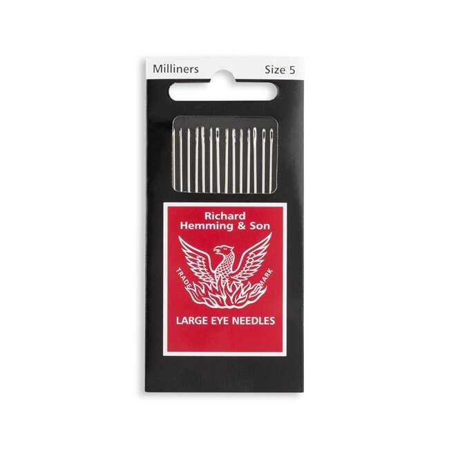Hand Sewing Needles - Milliners --- Size 5 --- by Richard Hemming &#x26; Son&#xAE;
