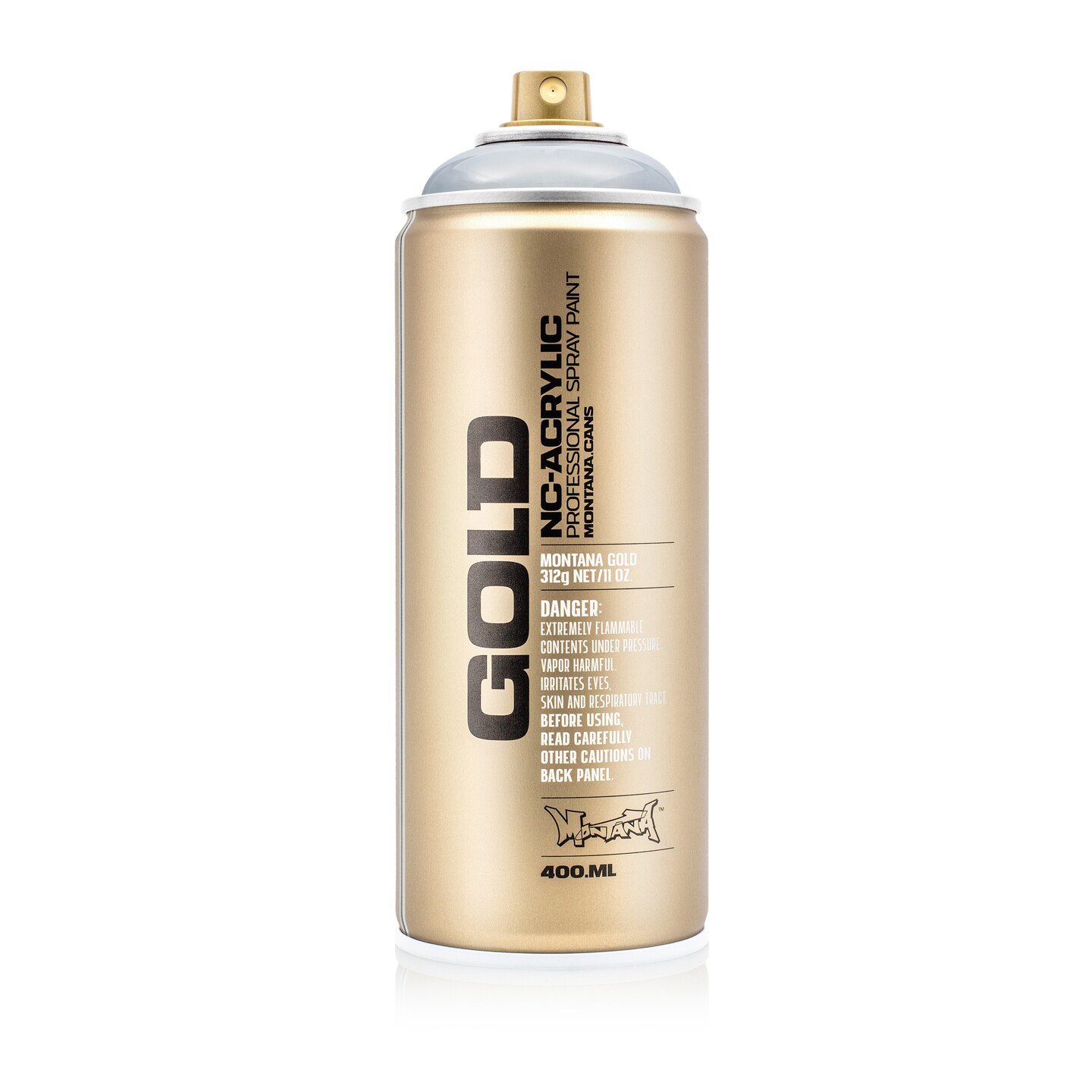 Montana Cans GOLD Spray Paint, 400ml, Transparent, Gravel