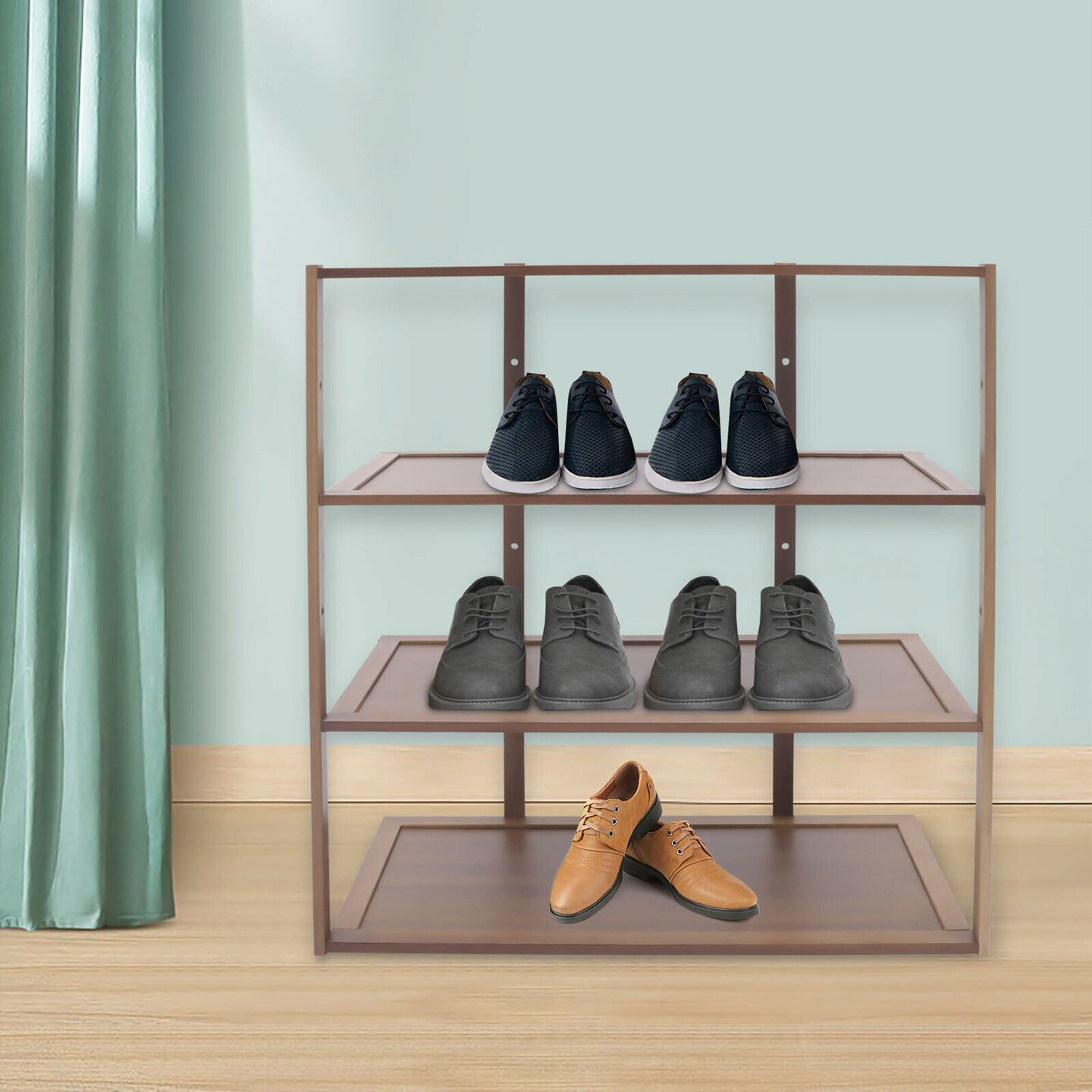 Kitcheniva 4-Tier Utility Stackable Shoe Rack