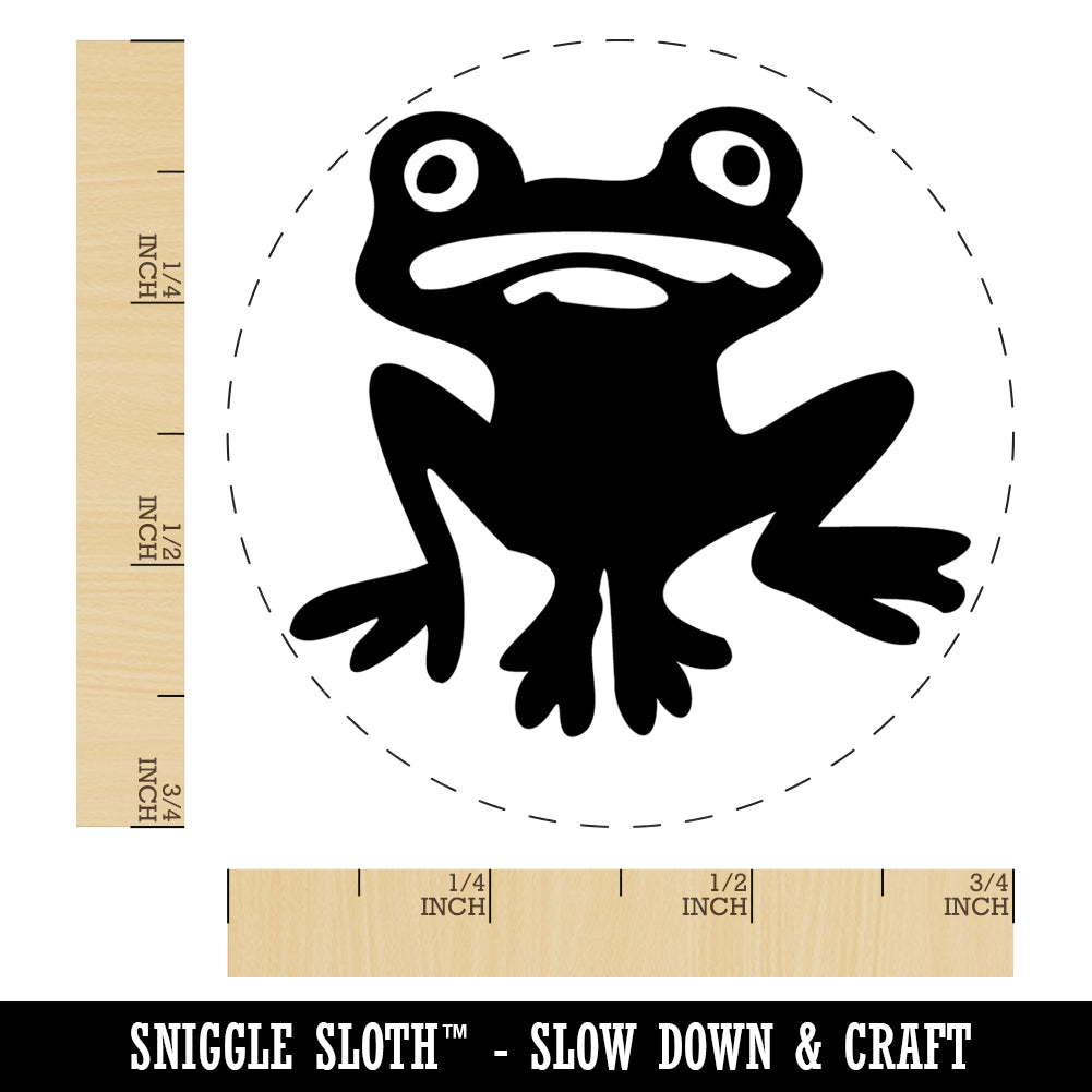 Weird Creepy Frog Rubber Stamp for Stamping Crafting Planners Michaels