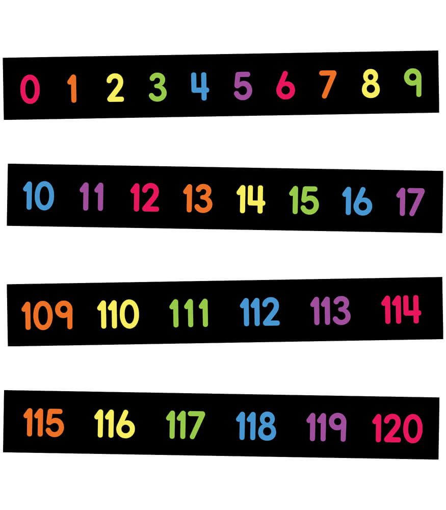 100-Pack Colored Sentence Strips for Teacher Supplies for