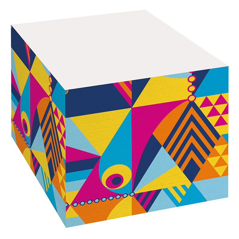 Notes Cube, 2.6 In X 2.6 In, Optimistic Brights Collection, 620 Sheets