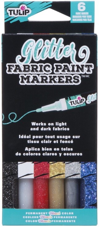 Glitter Fabric Paint Marker Set by Make Market®, Michaels
