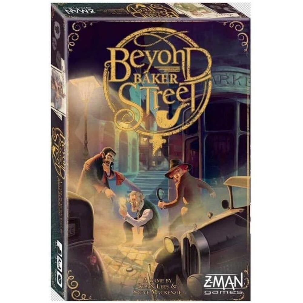 Z-Man Games Beyond Baker Street Board Game Sherlock Holmes Watson Detective Themed Mystery
