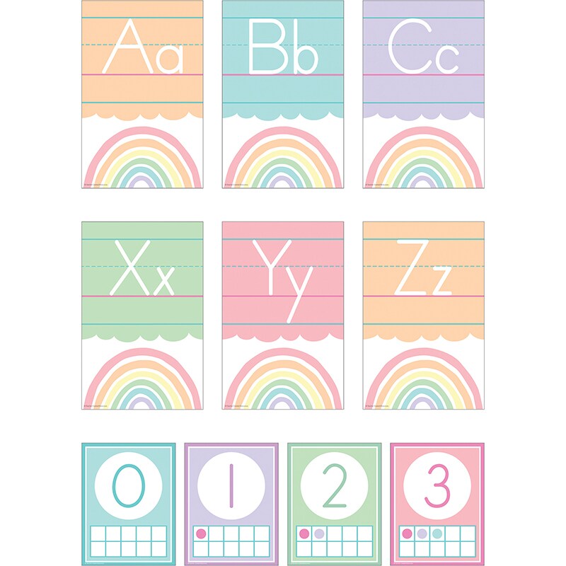 Pastel Pop Alphabet Bulletin Board Set Michaels