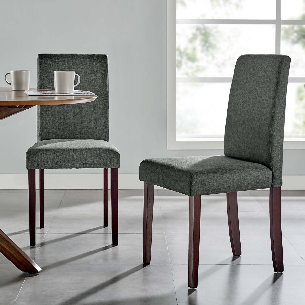 Modway Prosper Upholstered Fabric Dining Side Chair Set of 2-EEI-3618