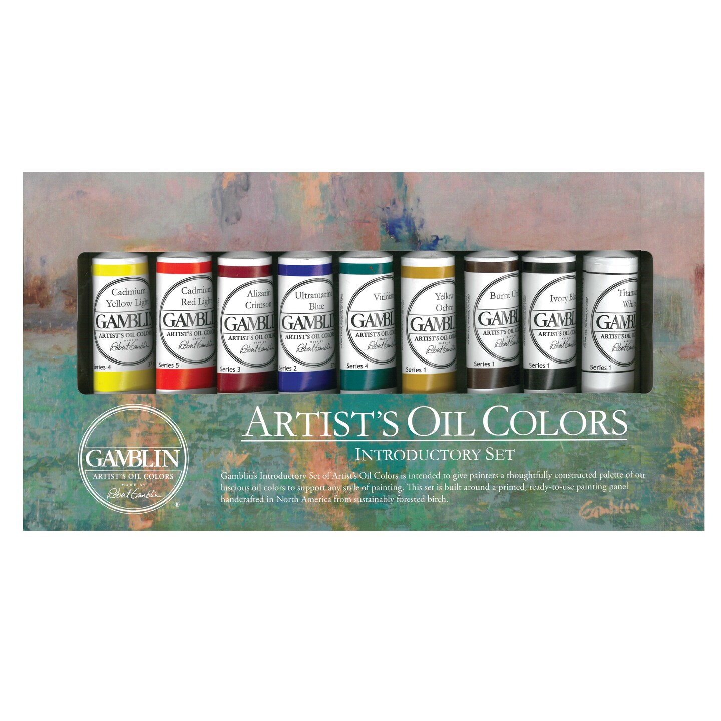 Gamblin Artist&#x27;s Oil Color Introductory Set, 9-Colors