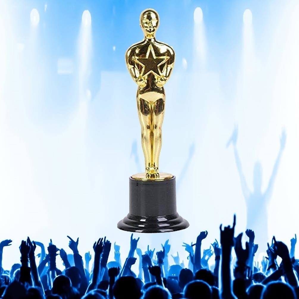 Millennial Participation Gold Trophy 12Pk Novelty Party Favor Awards