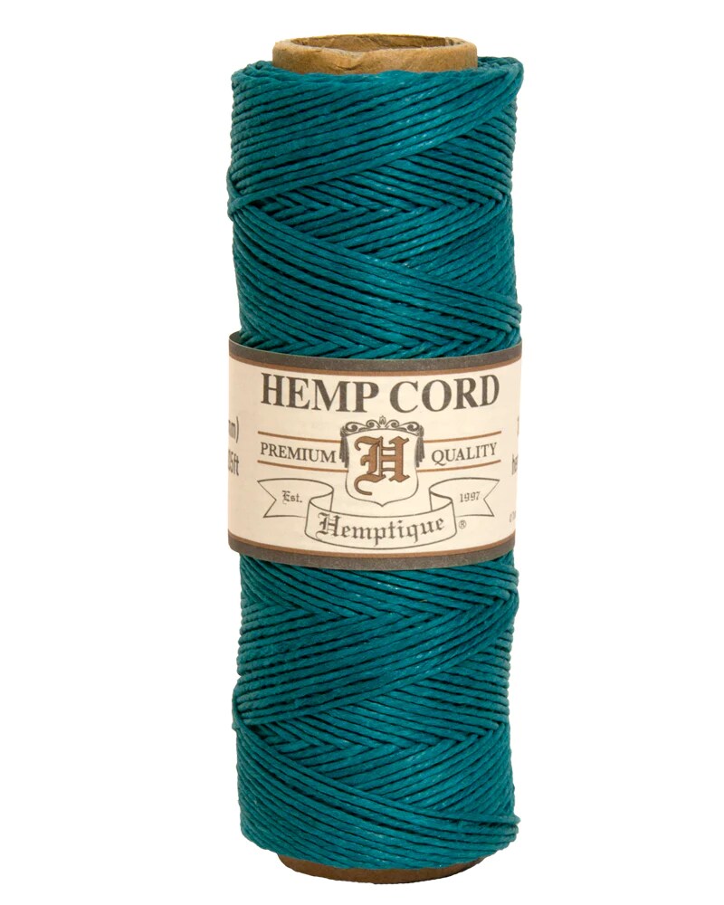 Hemptique 0.5mm #10 Hemp Cord Spools Jewelry Making Macrame Crochet Crafting Gift Wrapping Outdoor Gardening