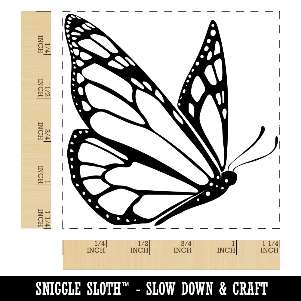 Butterfly Rubber Stamp