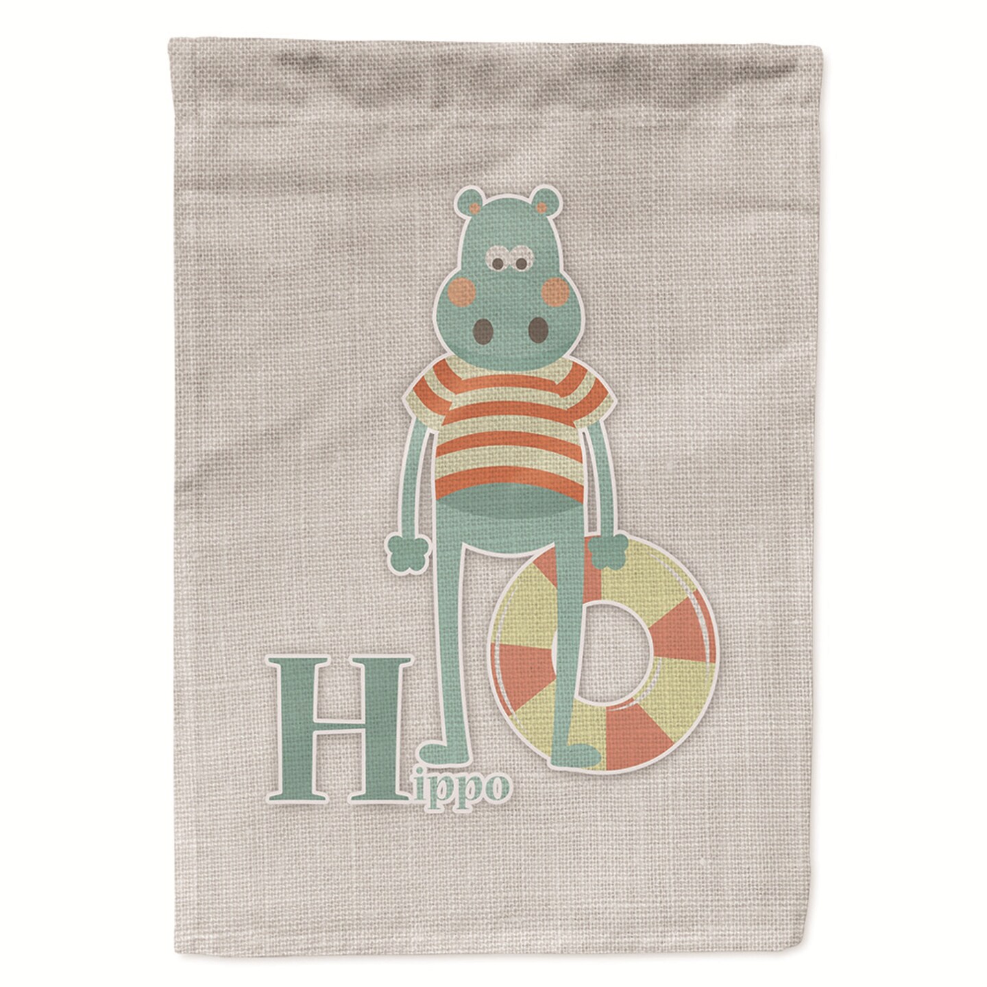"Caroline's Treasures BB5733GF ""Alphabet H for Hippopotamus"" Garden