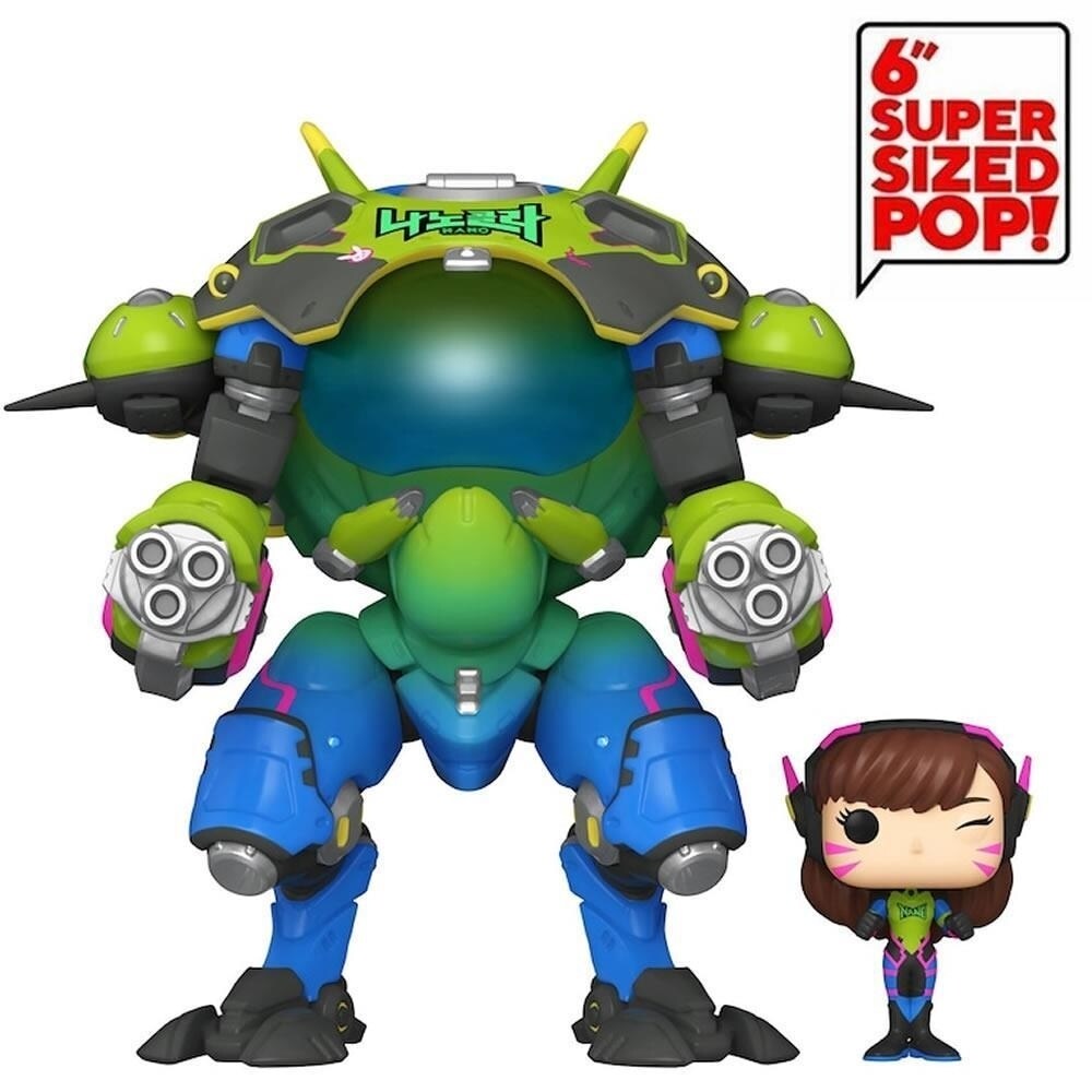 Funko Overwatch D.Va Meka Super Sized 6&#x22; Nano Cola Pop Figure Collectible