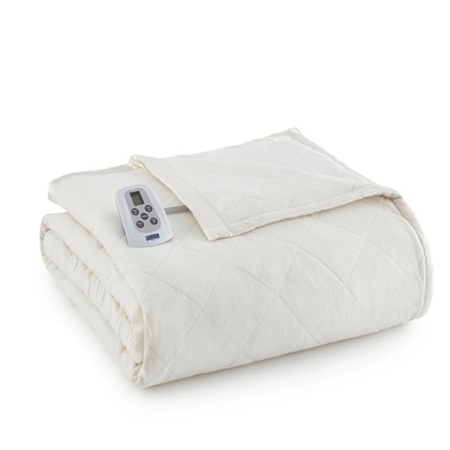 Shavel EBFLIVY Micro Flannel Full Ivory Electric Heated Comforter u0026 Blanket  | Michaels