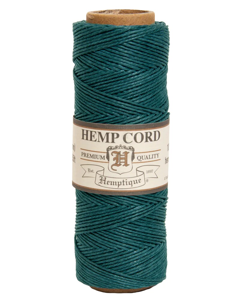 Hemptique 0.5mm #10 Hemp Cord Spools Jewelry Making Macrame Crochet Crafting Gift Wrapping Outdoor Gardening