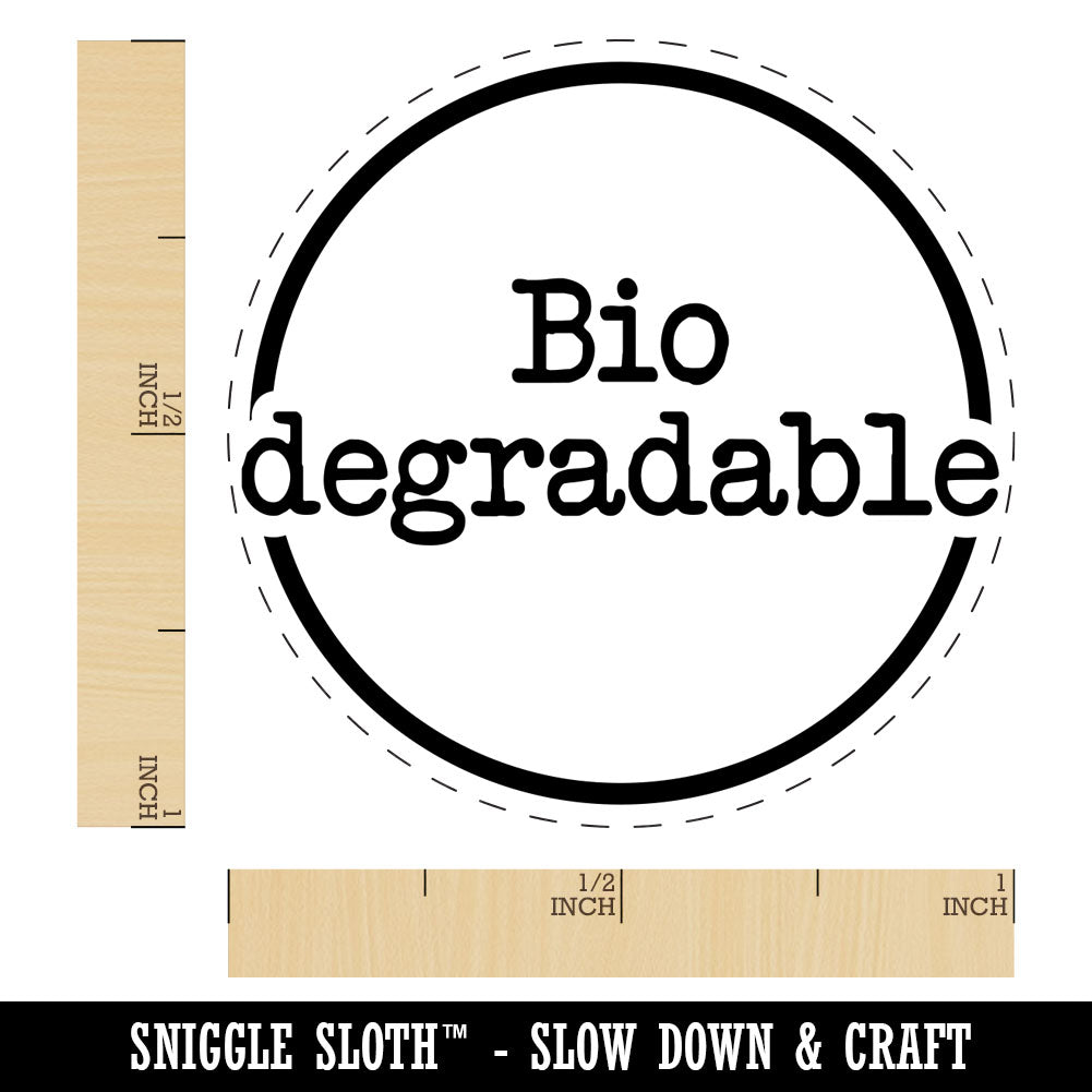 Biodegradable Typewriter Font Rubber Stamp for Stamping Crafting