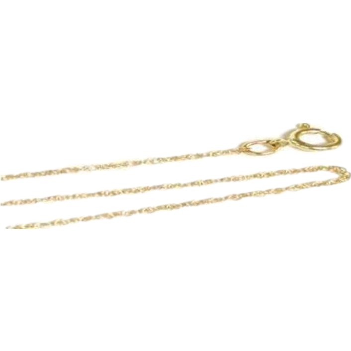 3 14k Yellow Gold Rope 18&#x22; Chains Jewelry FindingKing