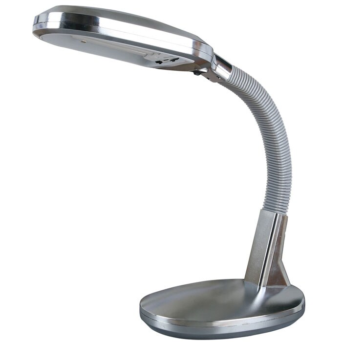 Lavish Home   Sunlight Desk Lamp - Silver