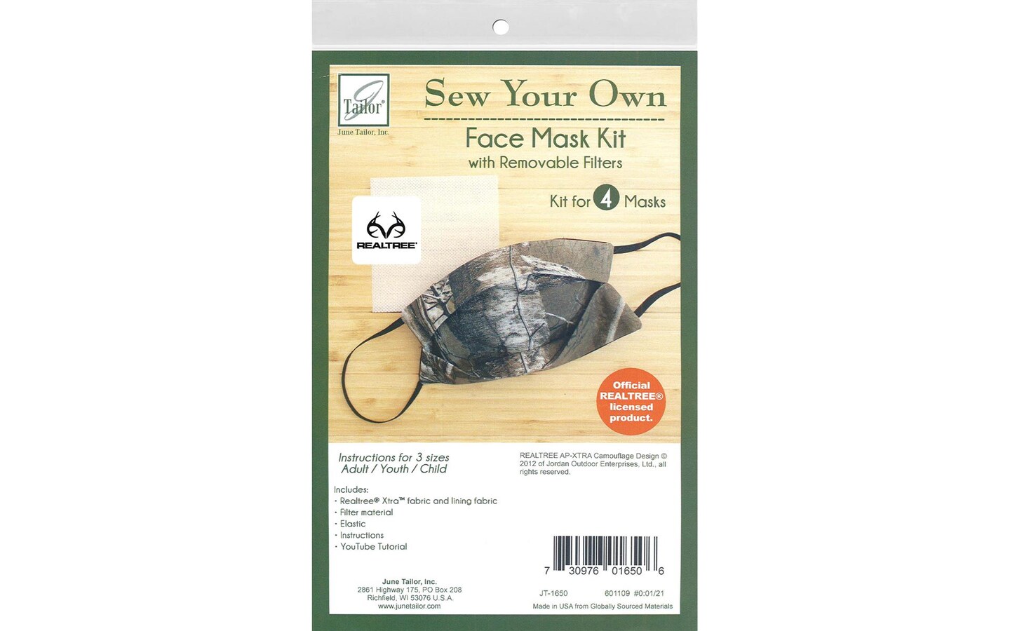 June Tailor SYOwn XTRA Facemask Kit 4pc