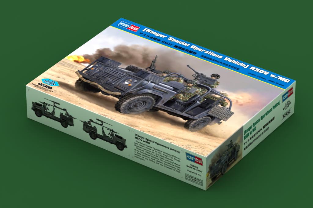 HobbyBoss  1/35 RANGER SPECIAL OPERATIONS VEHICLE W/MG Plastic Model