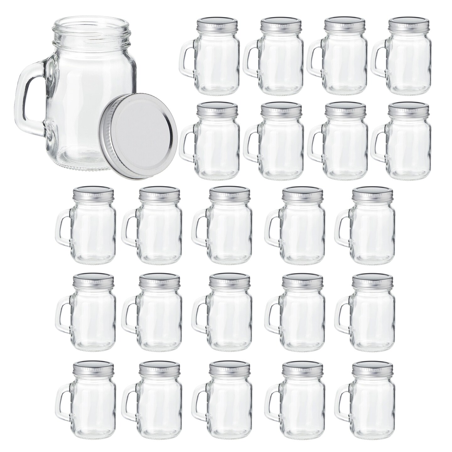 4 oz. Glass Mason Jar Mug (24 per case)