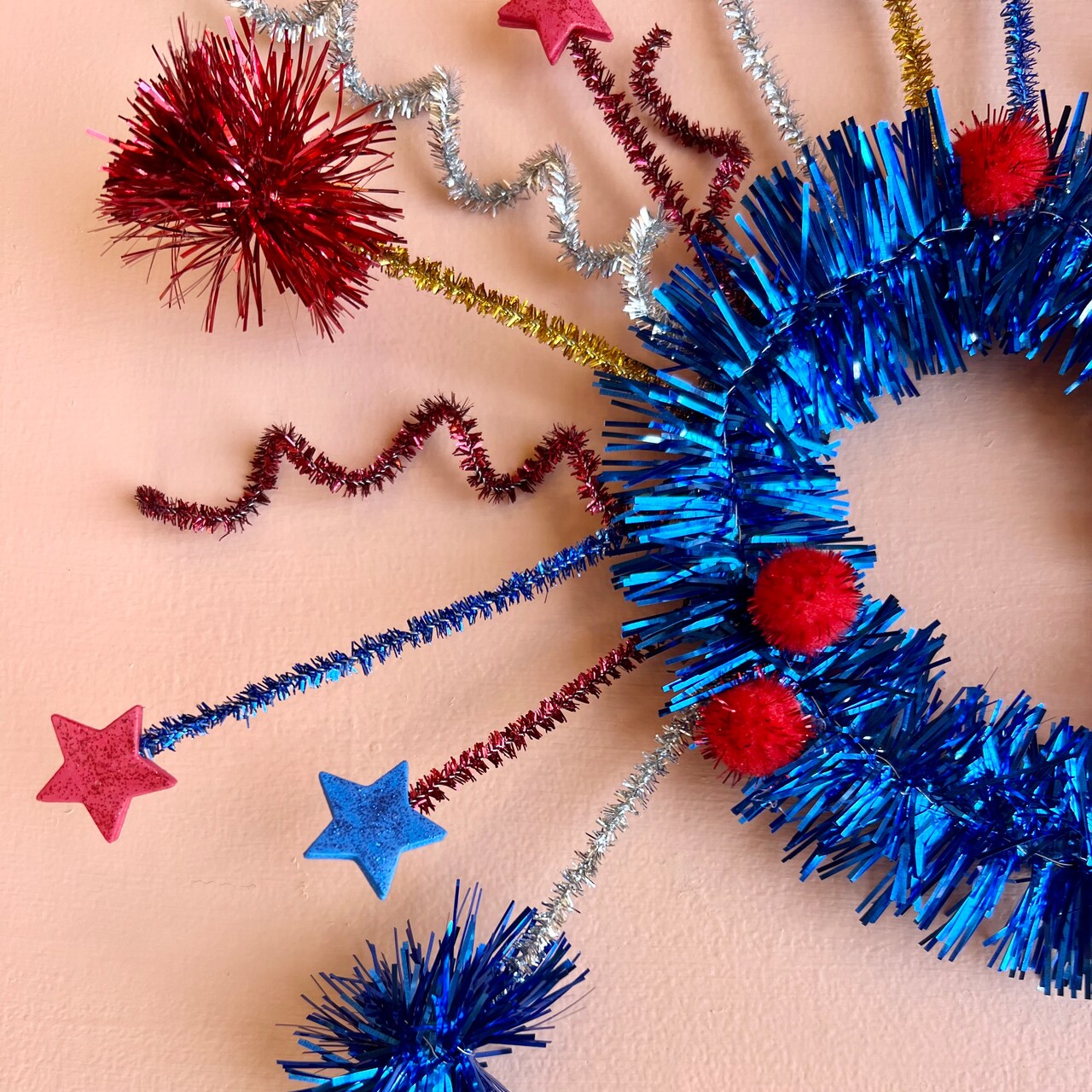 Kids Club: Red, White & Blue Sparkler Headband