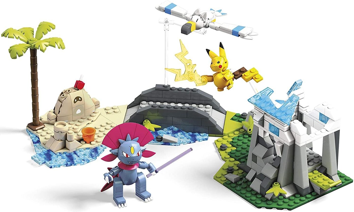 Pokemon Mega Construx 398 Piece Building Set | Tropical Frost Showdown