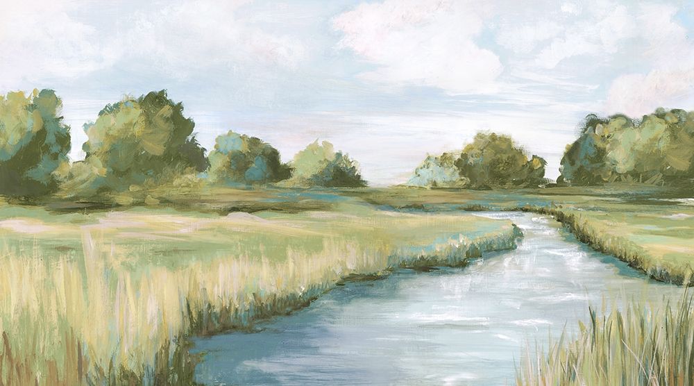 Country River Poster Print by Eva Watts # EW505A