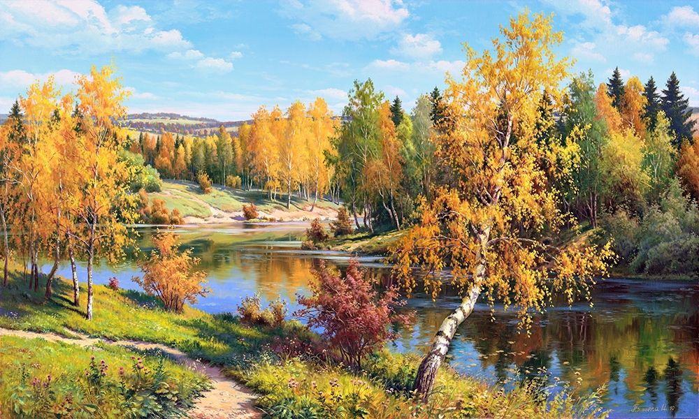 Golden autumn Poster Print by Igor Prishchepa - Item # VARPDXPI7