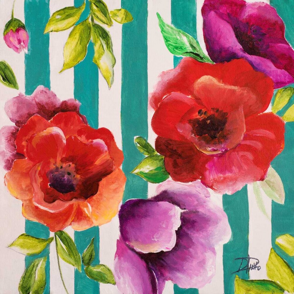 Red Flowers II Poster Print by Patricia Pinto - Item # VARPDX10593