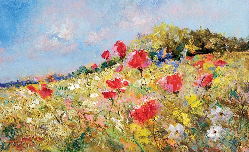 Wild Flower Hill Poster Print by Anonymous Anonymous - Item # VARPDXFAF1323