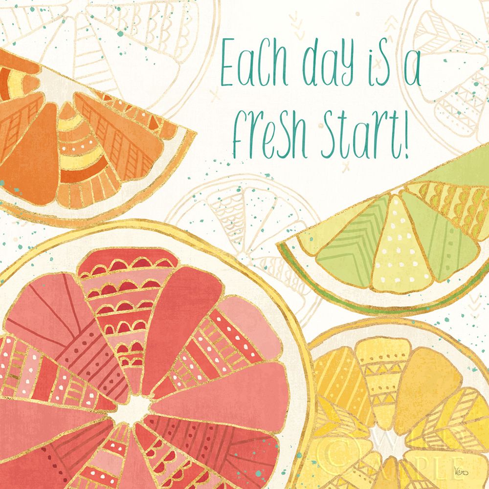 Citrus Splash I Poster Print by Veronique Charron - Item # VARPDX37553