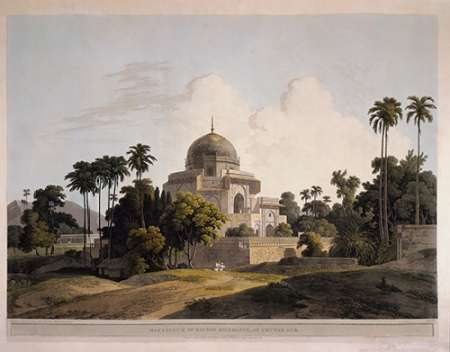Mausoleum at Chunar Gar Poster Print by Thomas and Wm Daniells - Item # VARPDXTWD23