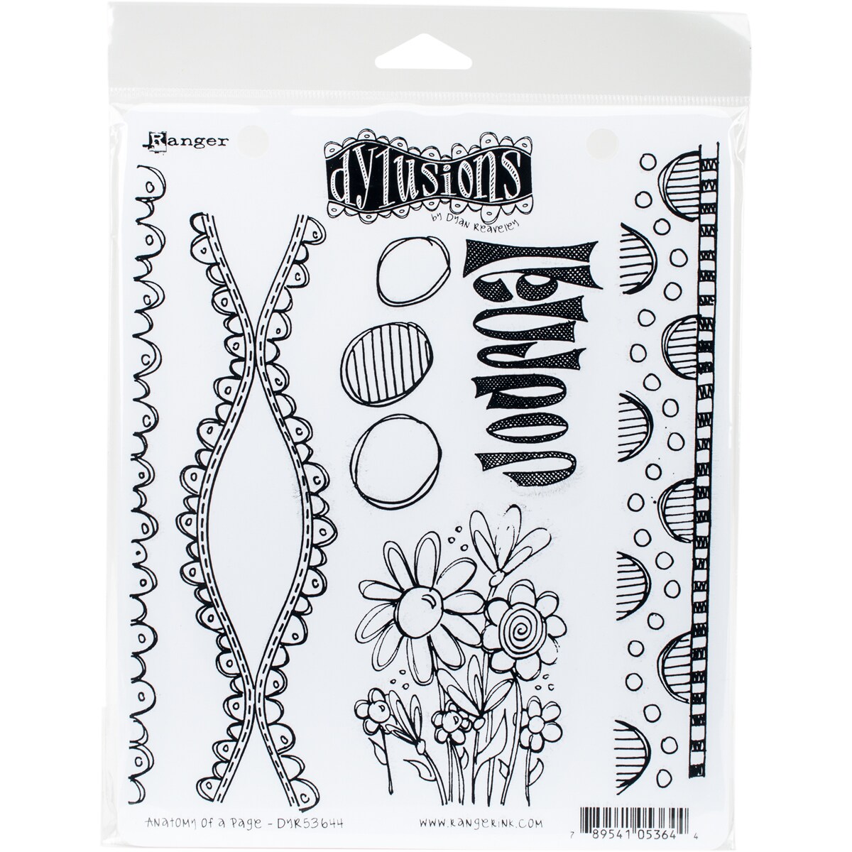 Dyan Reaveley's Dylusions Cling Stamp Collections 8.5