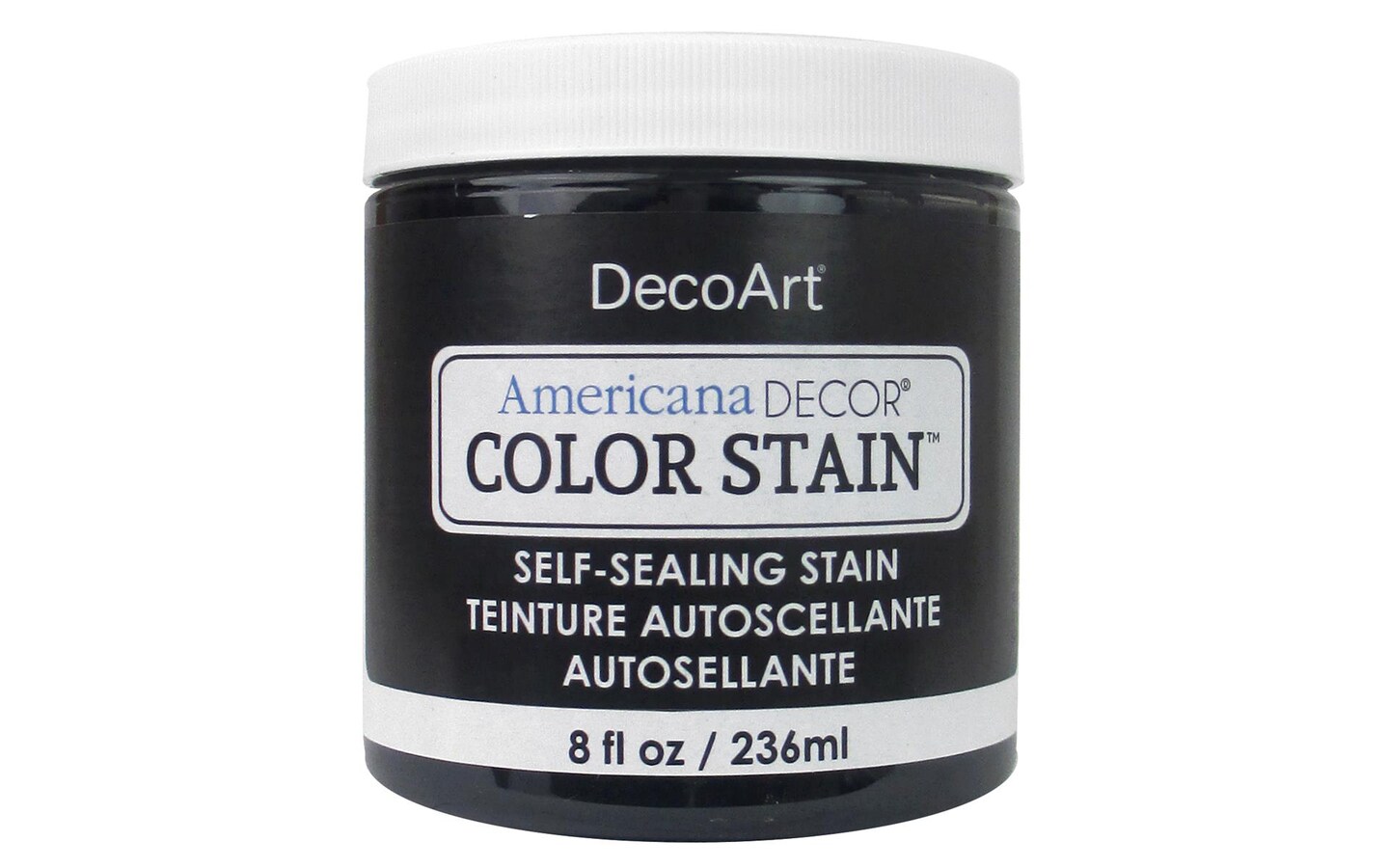 Decoart Americana Decor Color Stain 8Oz Black