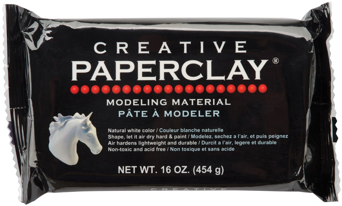 Creative Paperclay Modeling Material 16oz-White