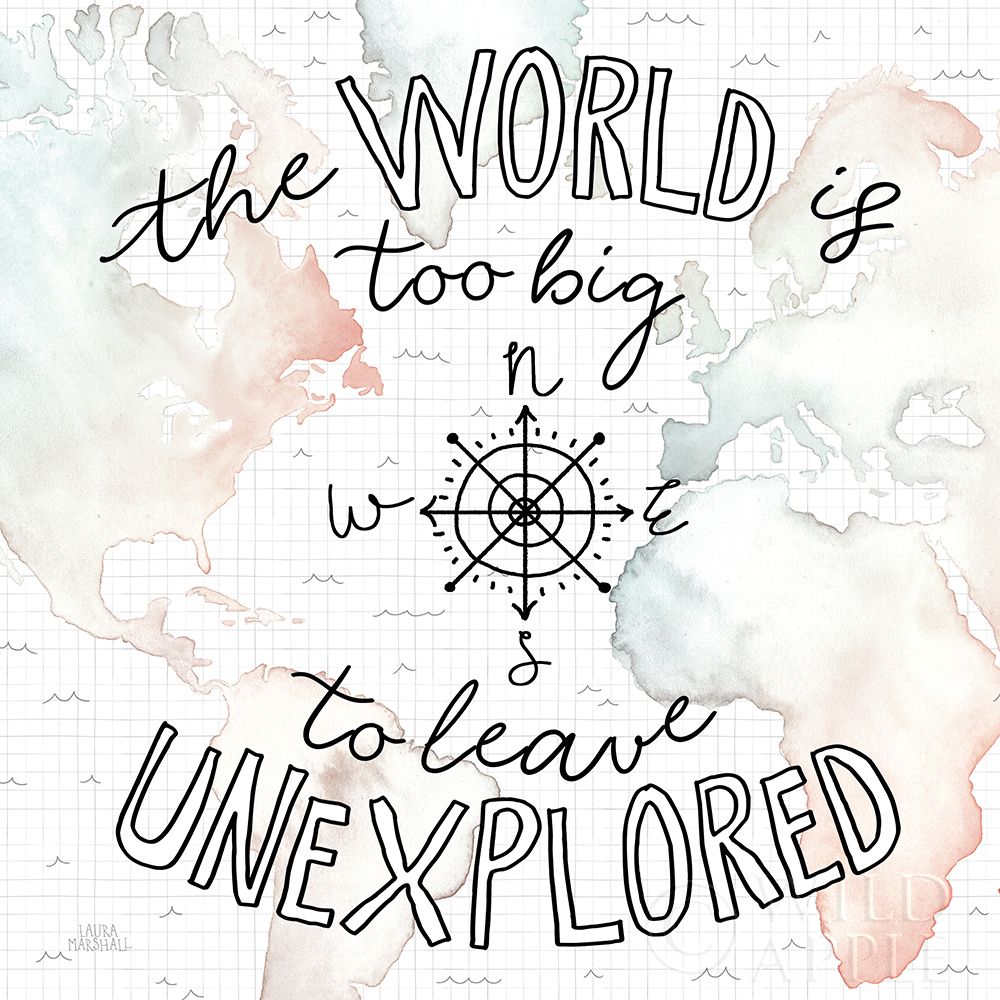 World Traveler II Poster Print by Laura Marshall - Item # VARPDX45641