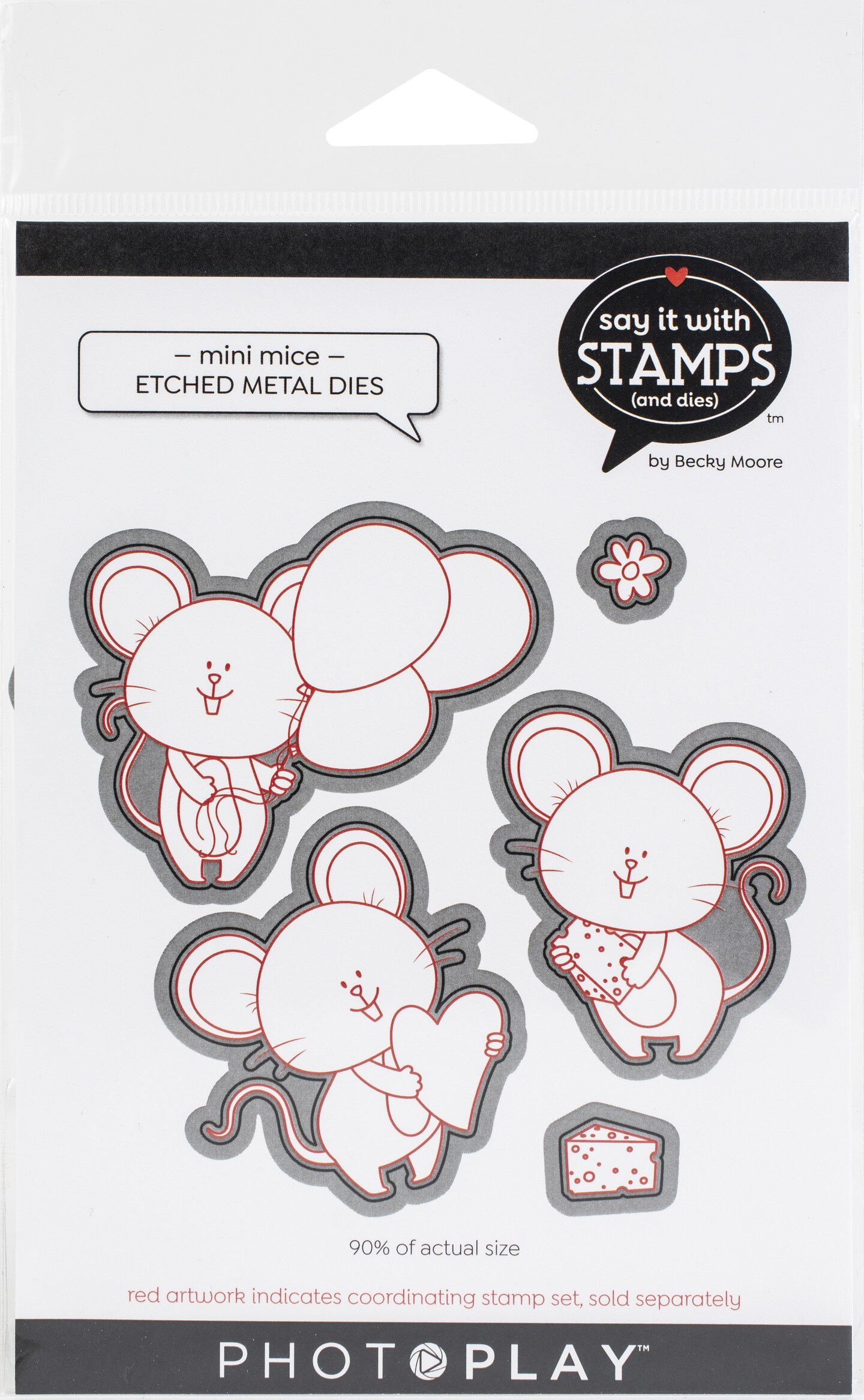Photoplay Say It With Stamps Die Set-Mini Mice