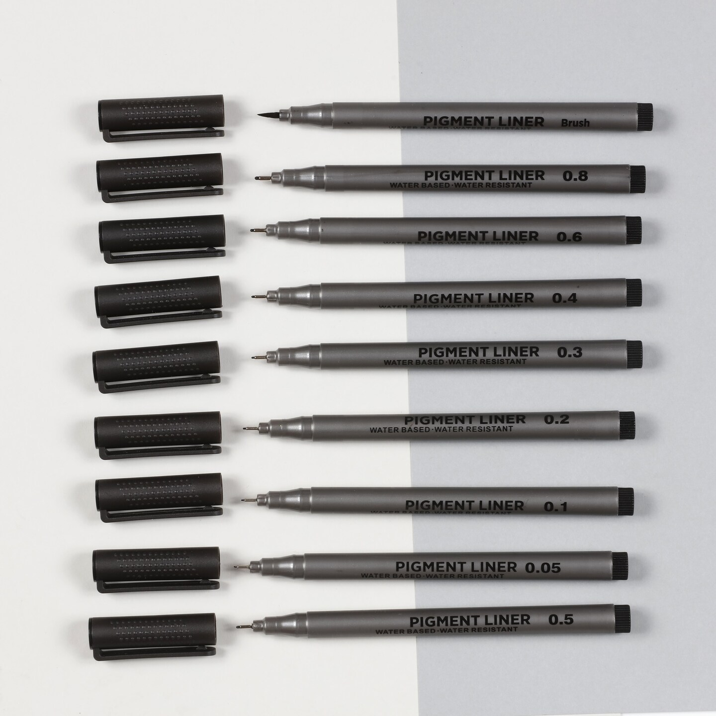 Incraftables Calligraphy Pens for Beginners and Professional (9pcs). Calligraphy Markers for Writing &#x26; Drawing. Brush Pens Calligraphy Set for Kids &#x26; Adults. Black Brush Pens for Hand Lettering