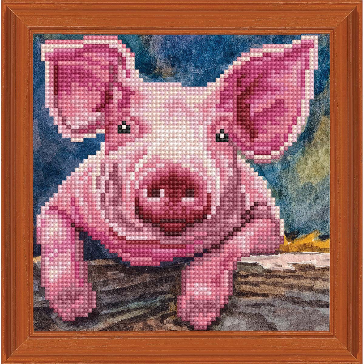 Diamond Art Piglet Kit & Frame Diamond Painting Michaels