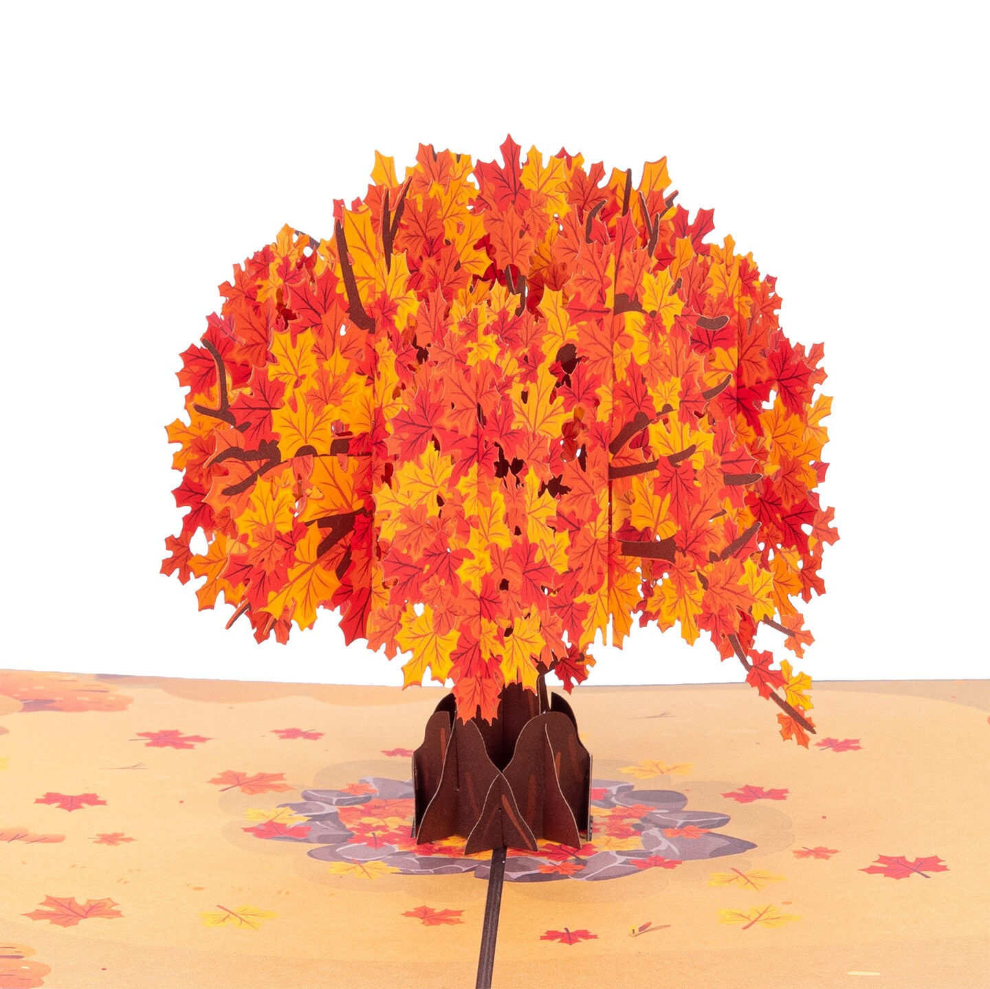 Paper Love 3D-Popup-Grußkarte „Herbstbaum“ – Handgefertigt, 12,7 X 17,8 Cm, Mit Umschlag – Für Herbst, Halloween, Thanksgiving Oder Einfach So