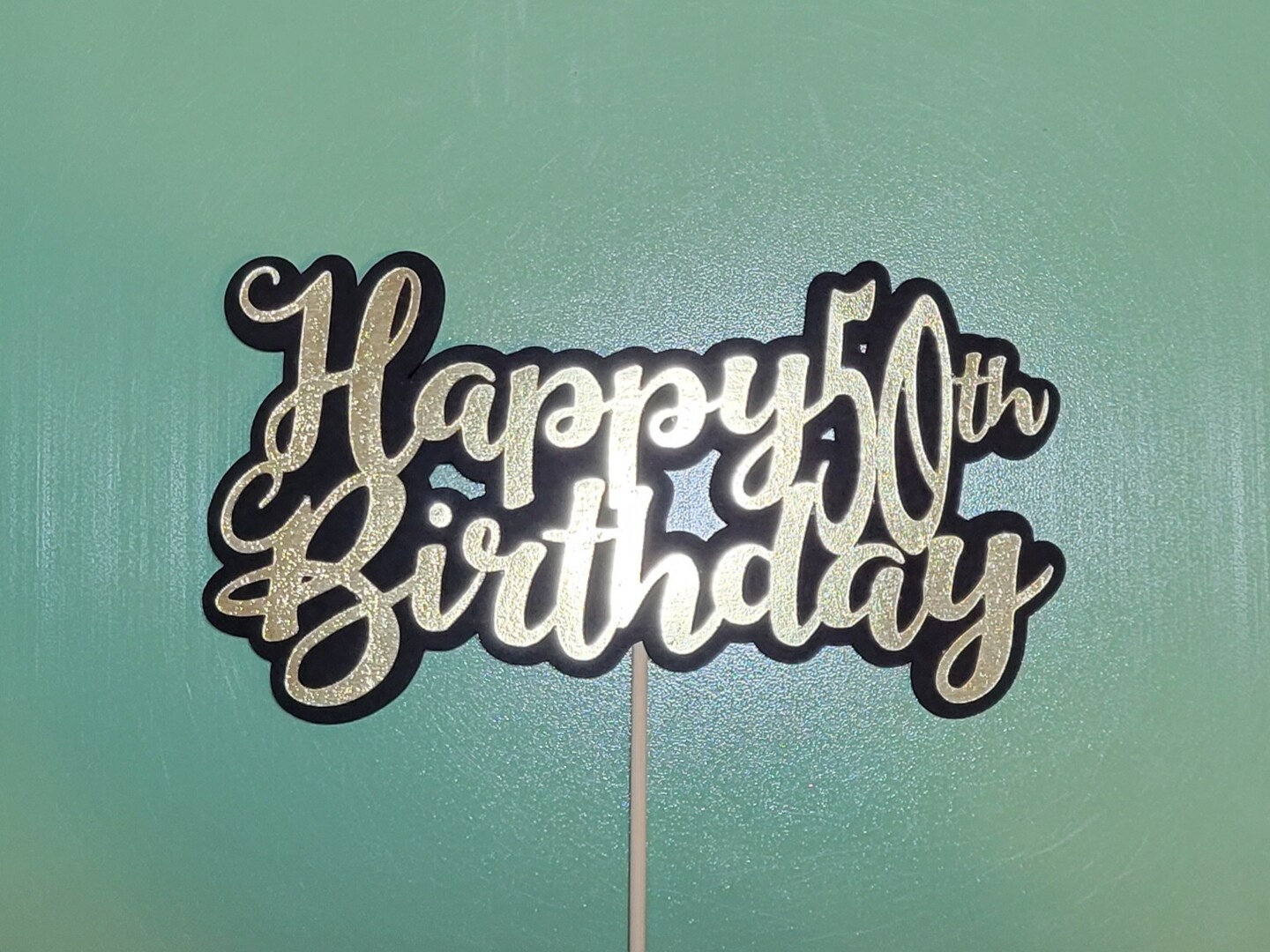 Custom Happy Birthday + Name & Age Cake Topper – The Cake People