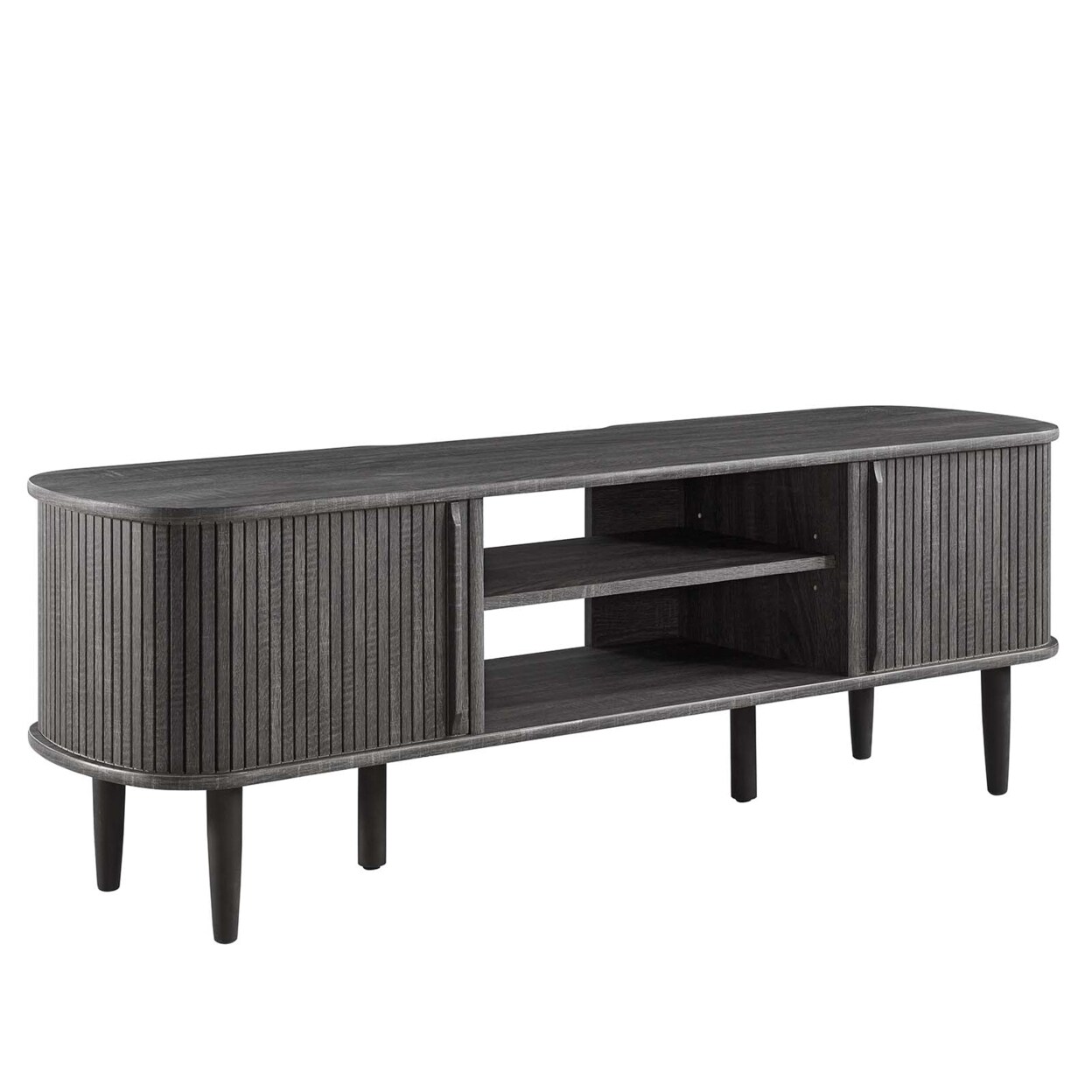 Modway Furniture Contour 55&#x22; TV Stand, Charcoal