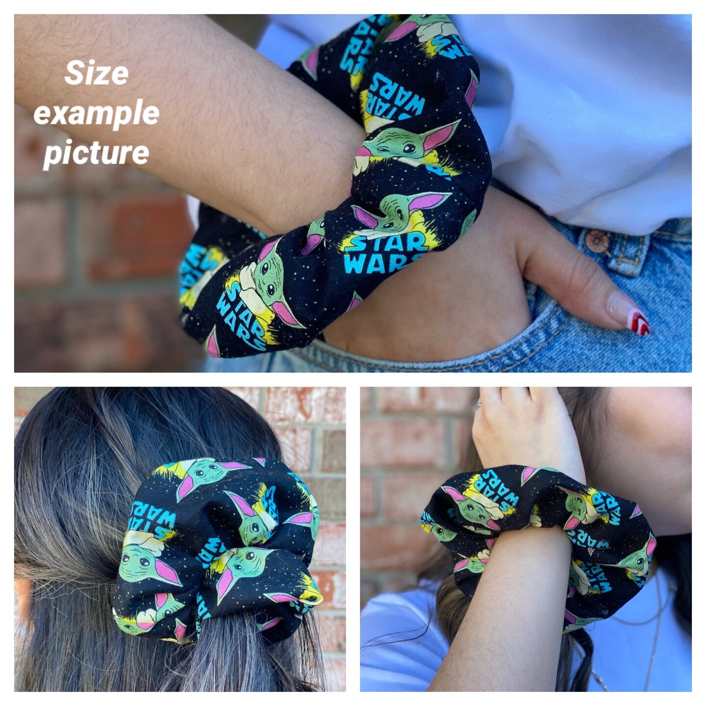 Red Bandana Scrunchie Hair Tie Ponytail | MakerPlace by Michaels