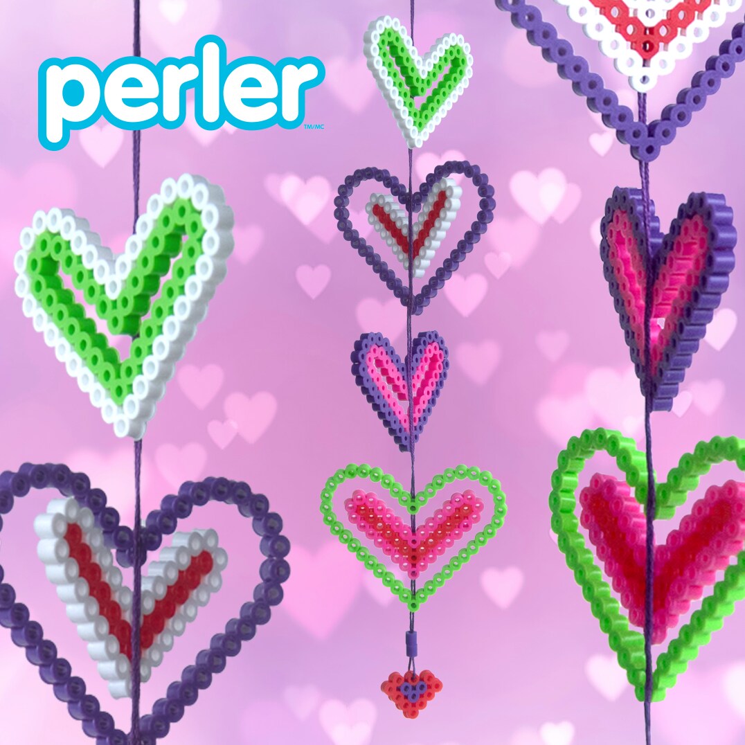 Kids Club: Let's Make a Valentine Mobile with Perler®! - Free Online