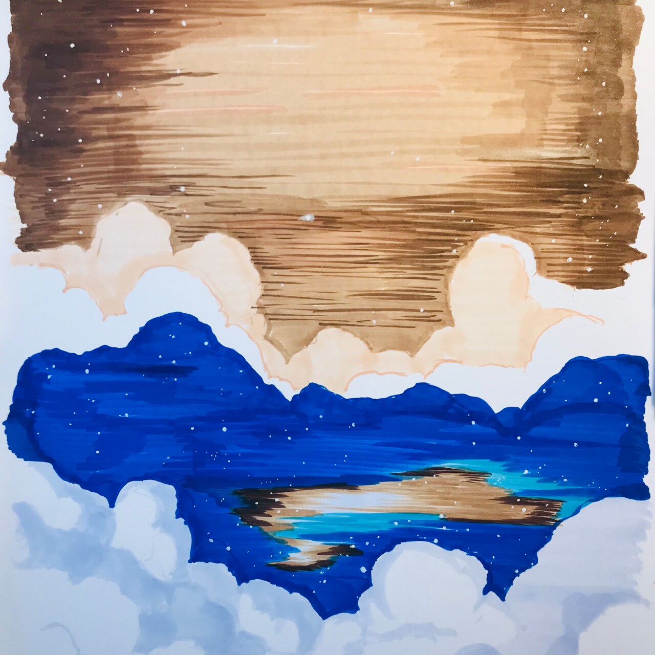 Alcohol-Based Markers Ethereal Cloudscape with @AdrienneHodgeArt, Part II